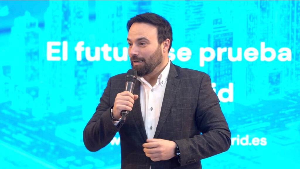 El concejal delegado de innovación y emprendimiento del Ayuntamiento de Madrid, Ángel Niño